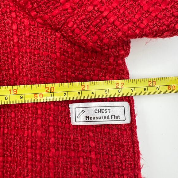 Tuckernuck Pomander Place Red Coco Tweed Bow Dress - Picture 5 of 11